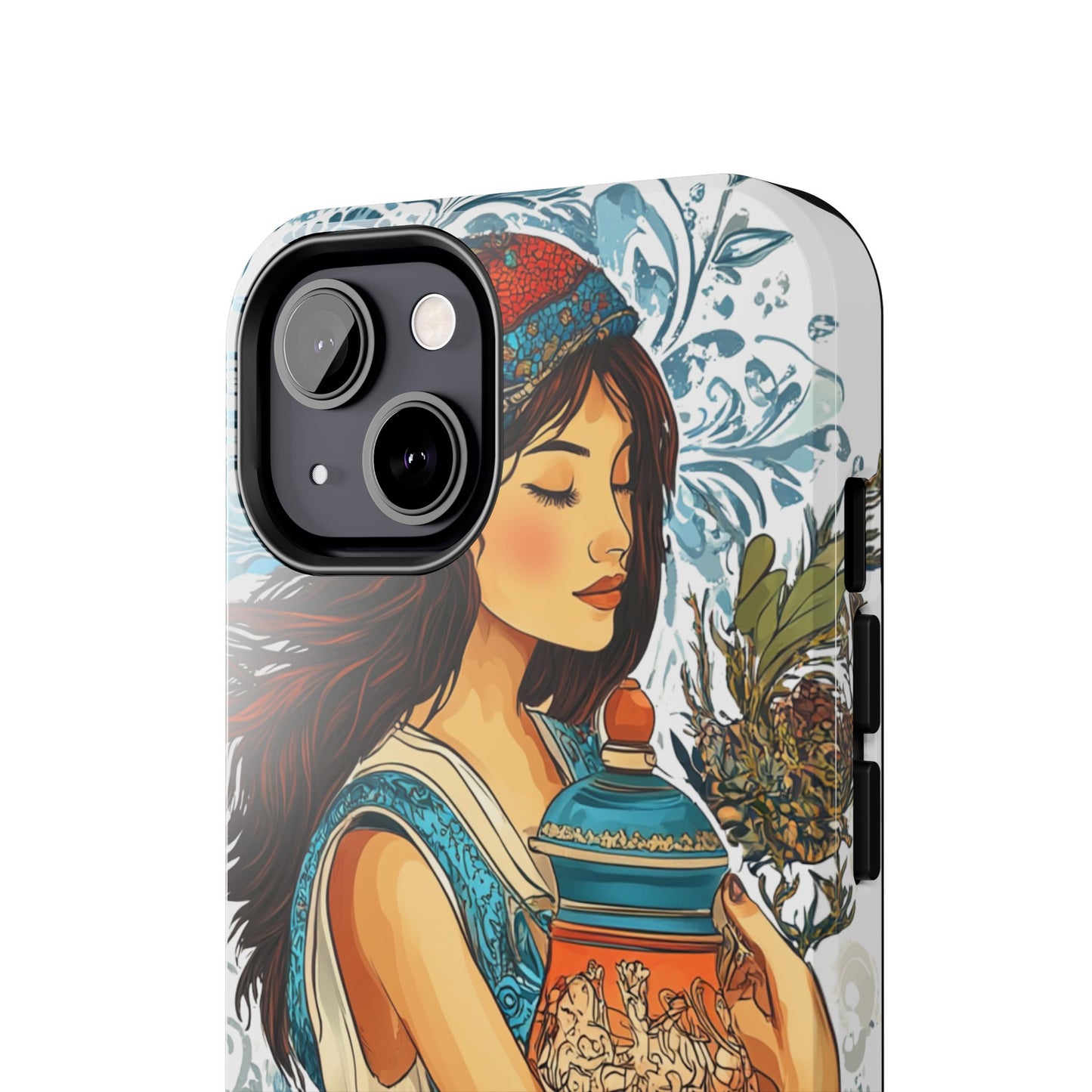 Aquarius Zodiac Phone Case – Impact-Resistant, Polycarbonate Shell, TPU Lining, Wireless Charging Compatible, Glossy Finish, Shockproof Design